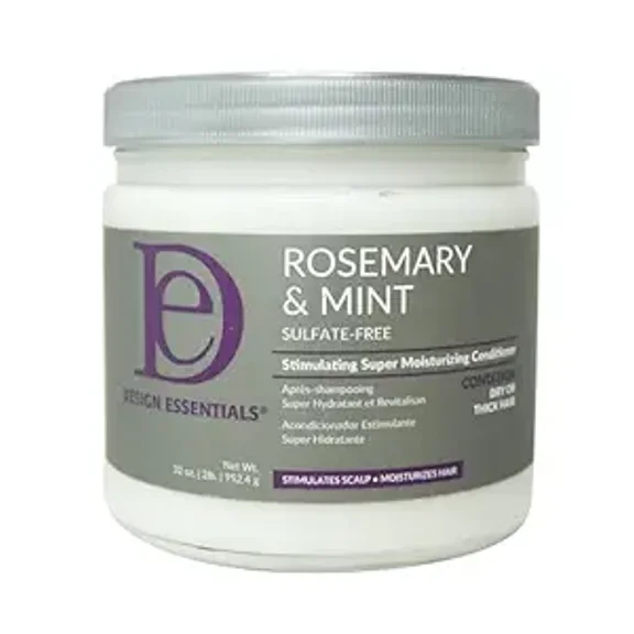 Design Essentials Rosemary & Mint Stimulating Super Moisturizing Conditioner, 32 Ounce Container