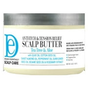 Design Essentials Scalp Butter 6 oz., Dry Hair Type, Moisturizing, Unisex