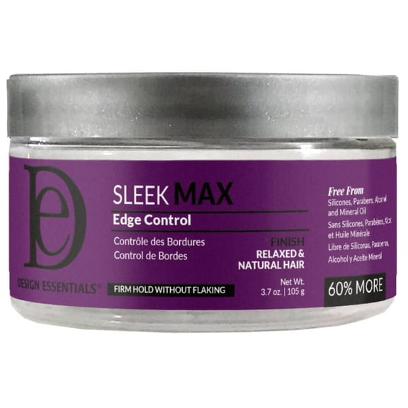 Design Essentials Sleek Max Edge Control, for Smooth All Day Hold and Style, 3.7oz.