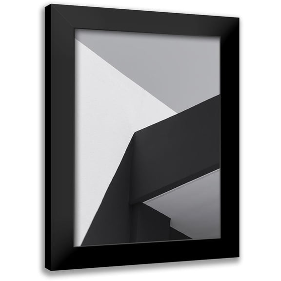 Design Fabrikken 11x14 Black Modern Framed Museum Art Print Titled - Architecture 1
