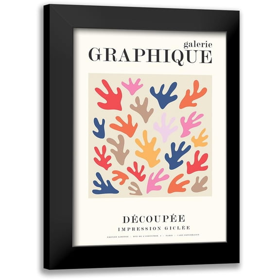 Design Fabrikken 11x14 Black Modern Framed Museum Art Print Titled - Graphique 12