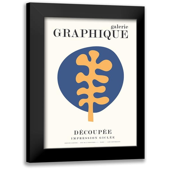 Design Fabrikken 11x14 Black Modern Framed Museum Art Print Titled - Graphique 7
