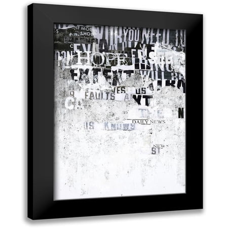 Design Fabrikken 11x14 Black Modern Framed Museum Art Print Titled - Hope