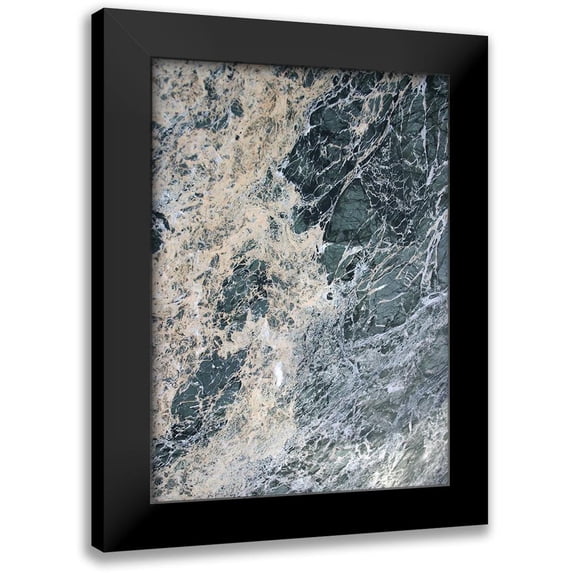 Design Fabrikken 11x14 Black Modern Framed Museum Art Print Titled - Marble 2