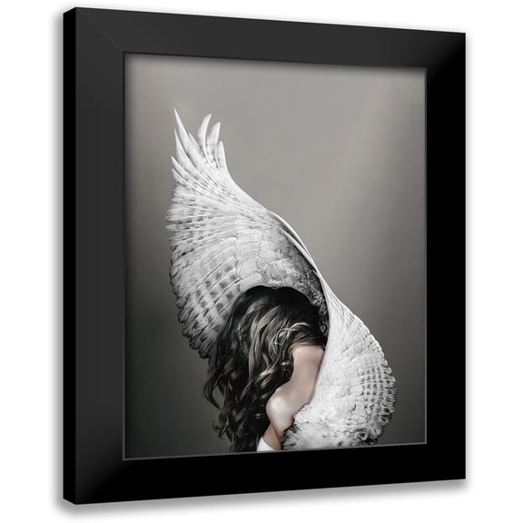 Design Fabrikken 11x14 Black Modern Framed Museum Art Print Titled - Nike