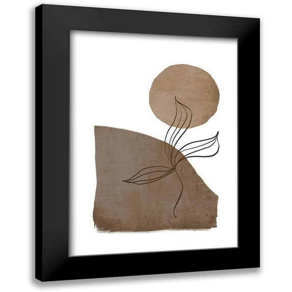 Design Fabrikken 11x14 Black Modern Framed Museum Art Print Titled - Simplicity 2