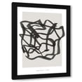 thumbnail image 1 of Design Fabrikken 11x14 Black Modern Wood Framed Wall Art Titled - Lines 1, 1 of 6