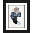 thumbnail image 1 of Design Fabrikken 11x14 Black Ornate Wood Framed with Double Matting Museum Art Print Titled - Circles 2, 1 of 4