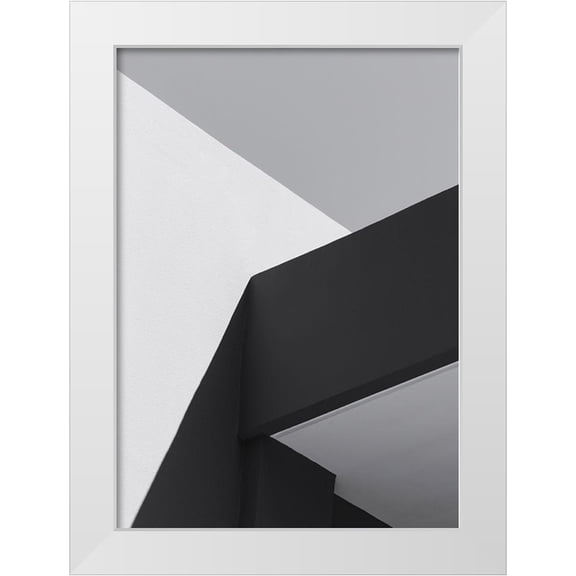 Design Fabrikken 11x14 White Modern Wood Framed Museum Art Print Titled - Architecture 1