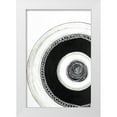 thumbnail image 1 of Design Fabrikken 11x14 White Modern Wood Framed Museum Art Print Titled - Circuli 2, 1 of 4