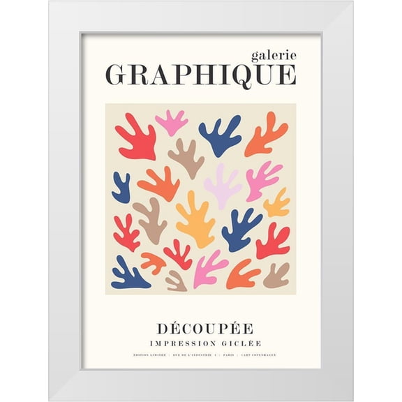 Design Fabrikken 11x14 White Modern Wood Framed Museum Art Print Titled - Graphique 12