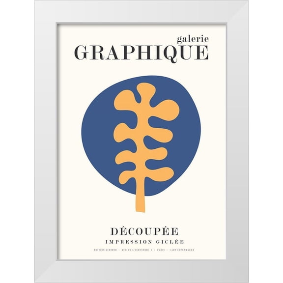 Design Fabrikken 11x14 White Modern Wood Framed Museum Art Print Titled - Graphique 7