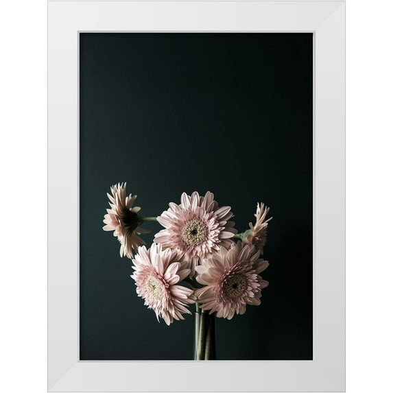 Design Fabrikken 11x14 White Modern Wood Framed Museum Art Print Titled - Pink Black