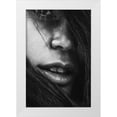 thumbnail image 1 of Design Fabrikken 13x18 White Modern Wood Framed Museum Art Print Titled - Face 4, 1 of 4