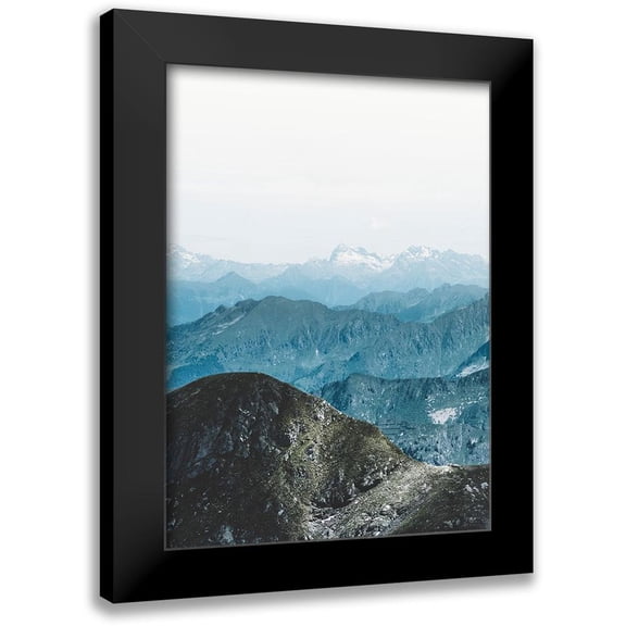 Design Fabrikken 14x18 Black Modern Framed Museum Art Print Titled - Bishop 15