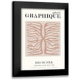 thumbnail image 1 of Design Fabrikken 14x18 Black Modern Framed Museum Art Print Titled - Graphique 9, 1 of 5