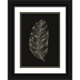 thumbnail image 1 of Design Fabrikken 14x18 Black Ornate Wood Framed with Double Matting Museum Art Print Titled - Black Leaf, 1 of 4