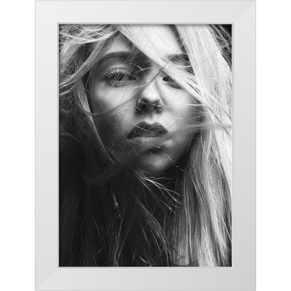 Design Fabrikken 14x18 White Modern Wood Framed Museum Art Print Titled - Face 3