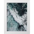 thumbnail image 1 of Design Fabrikken 14x18 White Modern Wood Framed Museum Art Print Titled - From Above 9, 1 of 4