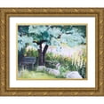 thumbnail image 1 of Design Fabrikken 18x15 Gold Ornate Wood Framed with Double Matting Museum Art Print Titled - Spring Field, 1 of 4