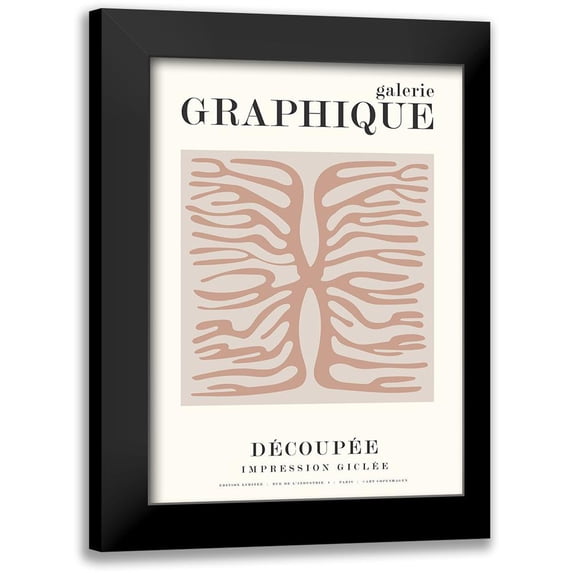 Design Fabrikken 18x24 Black Modern Framed Museum Art Print Titled - Graphique 9