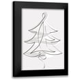thumbnail image 1 of Design Fabrikken 18x24 Black Modern Framed Museum Art Print Titled - Merry Christmas 2, 1 of 5