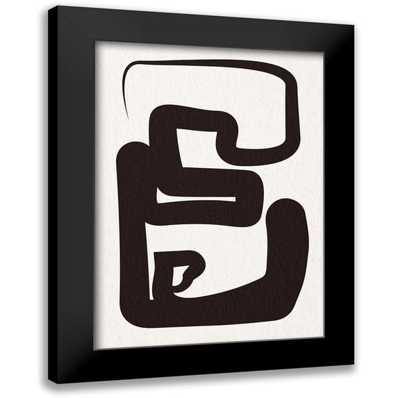 Design Fabrikken 18x24 Black Modern Framed Museum Art Print Titled - Oneliners-1