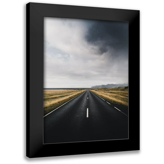 Design Fabrikken 18x24 Black Modern Framed Museum Art Print Titled - The Way Out
