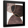 thumbnail image 1 of Design Fabrikken 18x24 Black Modern Framed Museum Art Print Titled - Velvet Shapes 4, 1 of 5