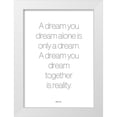 thumbnail image 1 of Design Fabrikken 18x24 White Modern Wood Framed Museum Art Print Titled - A Dream, 1 of 4