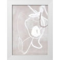 thumbnail image 1 of Design Fabrikken 18x24 White Modern Wood Framed Museum Art Print Titled - Fine Line 1, 1 of 4