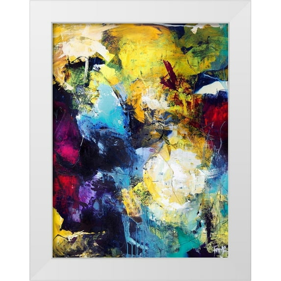 Design Fabrikken 19x24 White Modern Wood Framed Museum Art Print Titled - Treasure Hunt