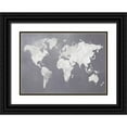 thumbnail image 1 of Design Fabrikken 24x18 Black Ornate Wood Framed with Double Matting Museum Art Print Titled - Silver World, 1 of 4