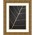 thumbnail image 1 of Design Fabrikken 24x32 Gold Ornate Wood Framed with Double Matting Museum Art Print Titled - Leaf Veins, 1 of 4
