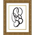 thumbnail image 1 of Design Fabrikken 24x32 Gold Ornate Wood Framed with Double Matting Museum Art Print Titled - Linked 1, 1 of 4