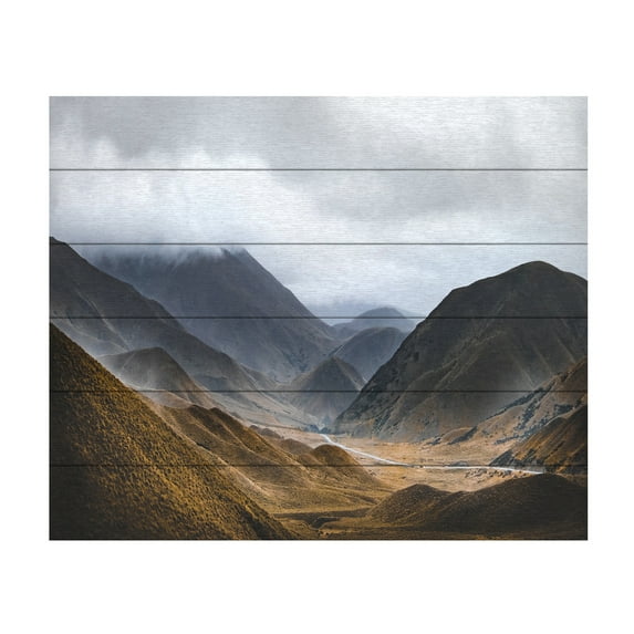 Design Fabrikken 'Bishop 9 Fabrikken' Wood Slat Art 18x22