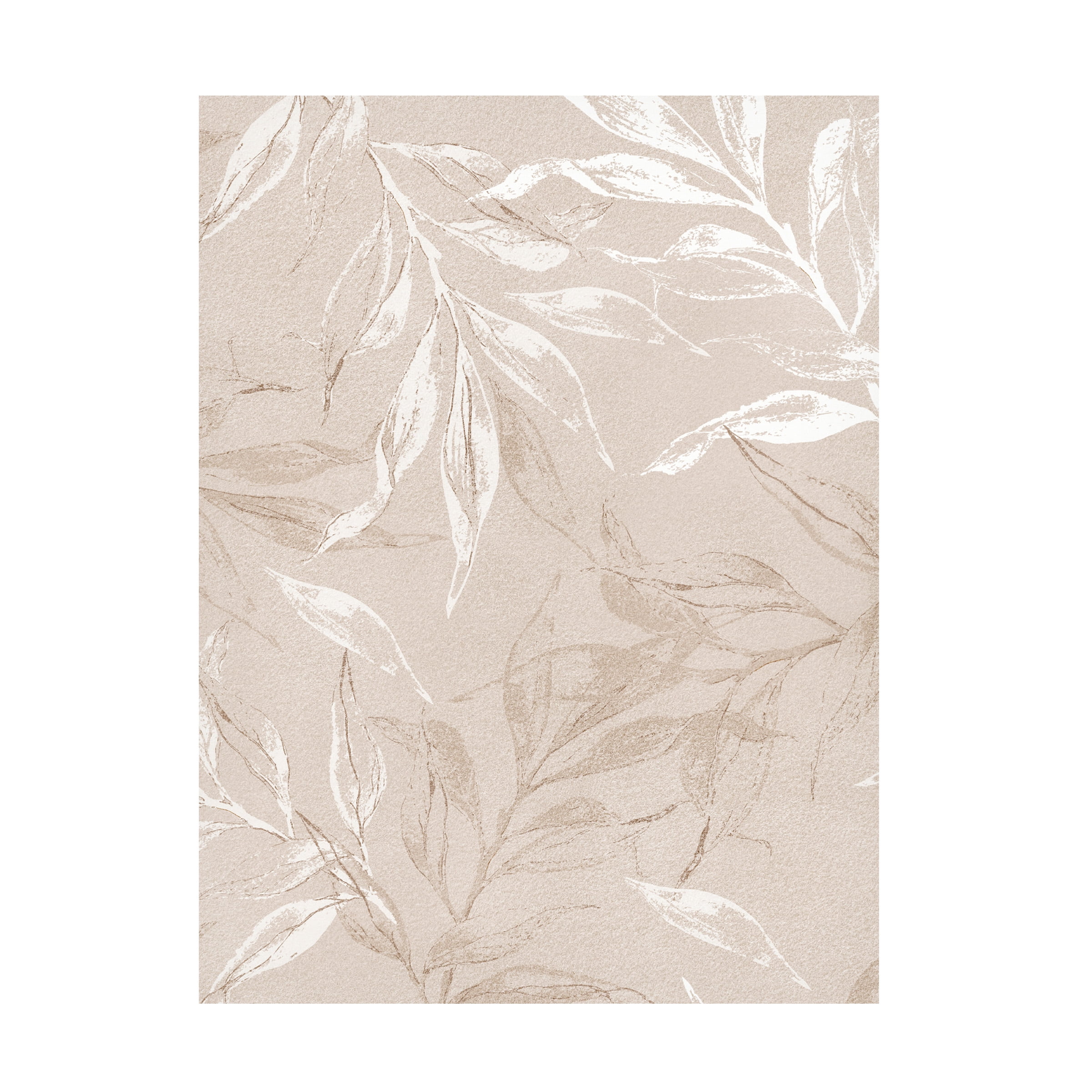 Design Fabrikken 'White Leaves 2' Canvas Art