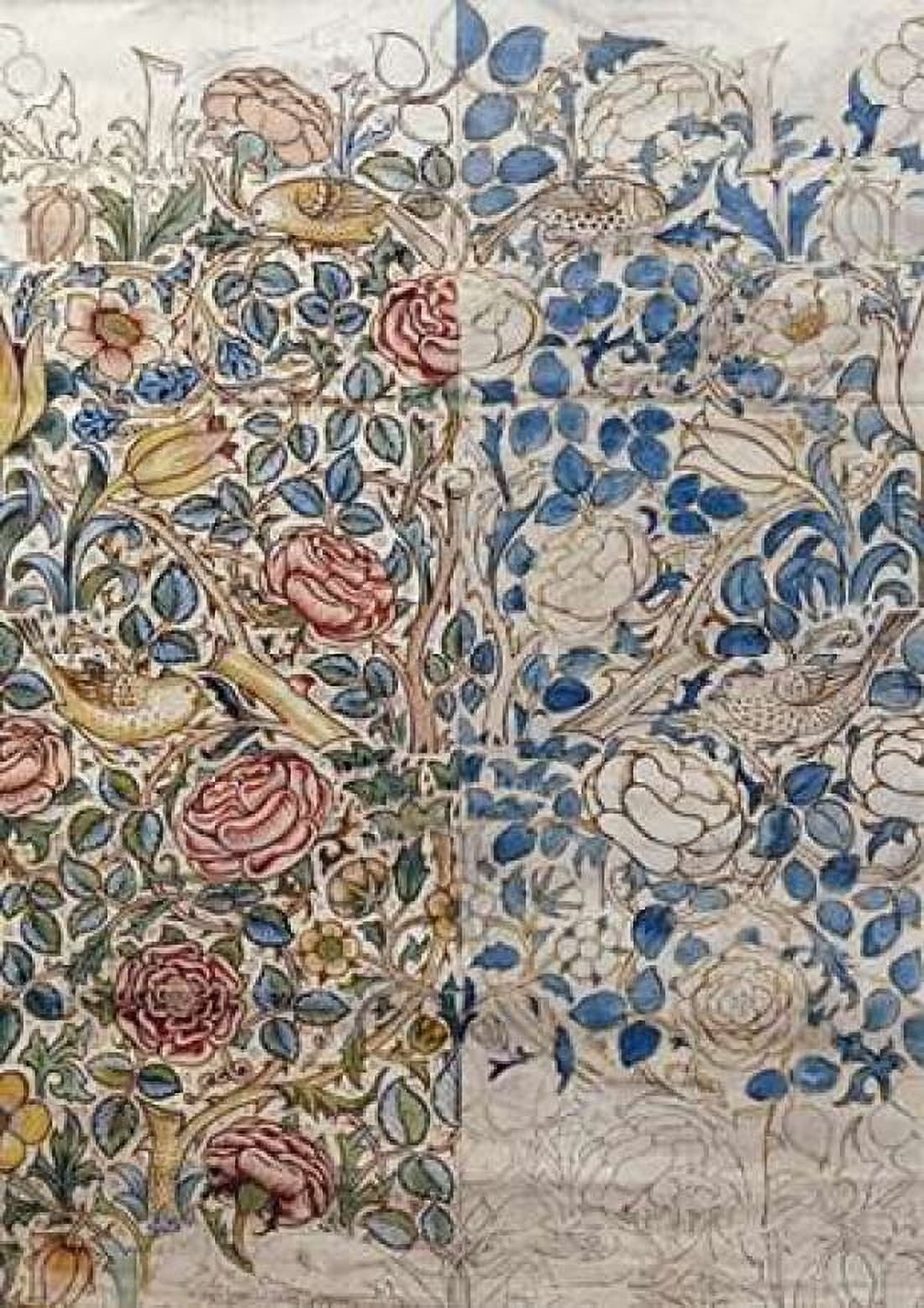 Design For Chintz Rose Canvas Art - William Morris (20 x 28)