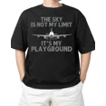 thumbnail image 1 of Design For Men Women Aviation Airplane Pilot T-Shirt Hot Unisex S-4XL, 1 of 2