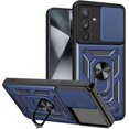 thumbnail image 1 of Design for Galaxy S24 Phone Case with Ring Holder Stand Kickstand Heavy Duty Slim Shockproof Hybrid Rugged Drop Protective Cover for Samsung S 24 Galaxys24 samsungs24 Women Men 6.1 inch Blue, 1 of 12