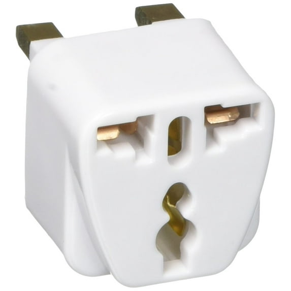 Design Go UK Grounded Adaptor, White