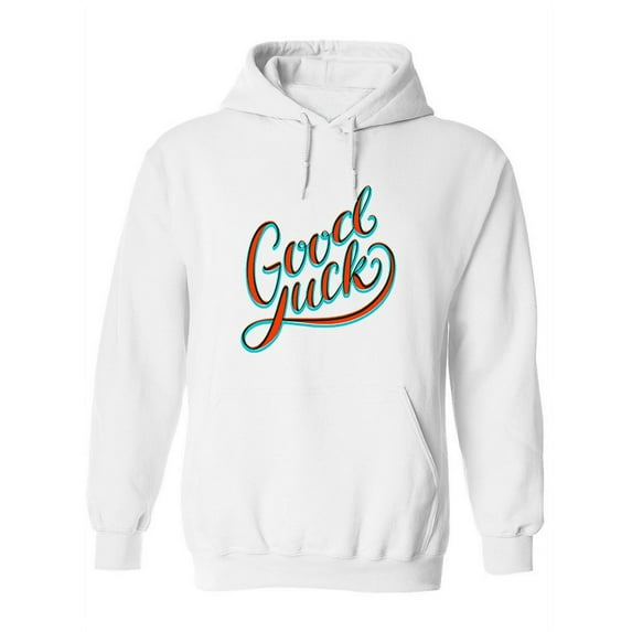 Design Good Luck Hoodie Women -Image by Shutterstock, Female Large