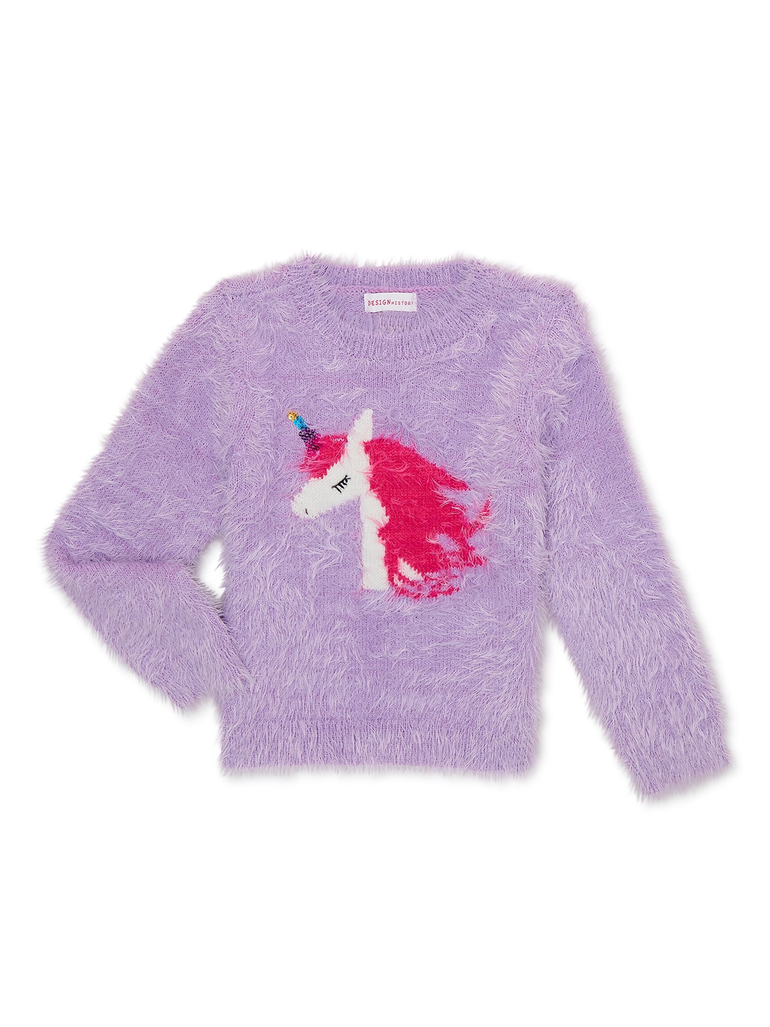 Design History Toddler Girl Sequin Sweater, Sizes 2T5T