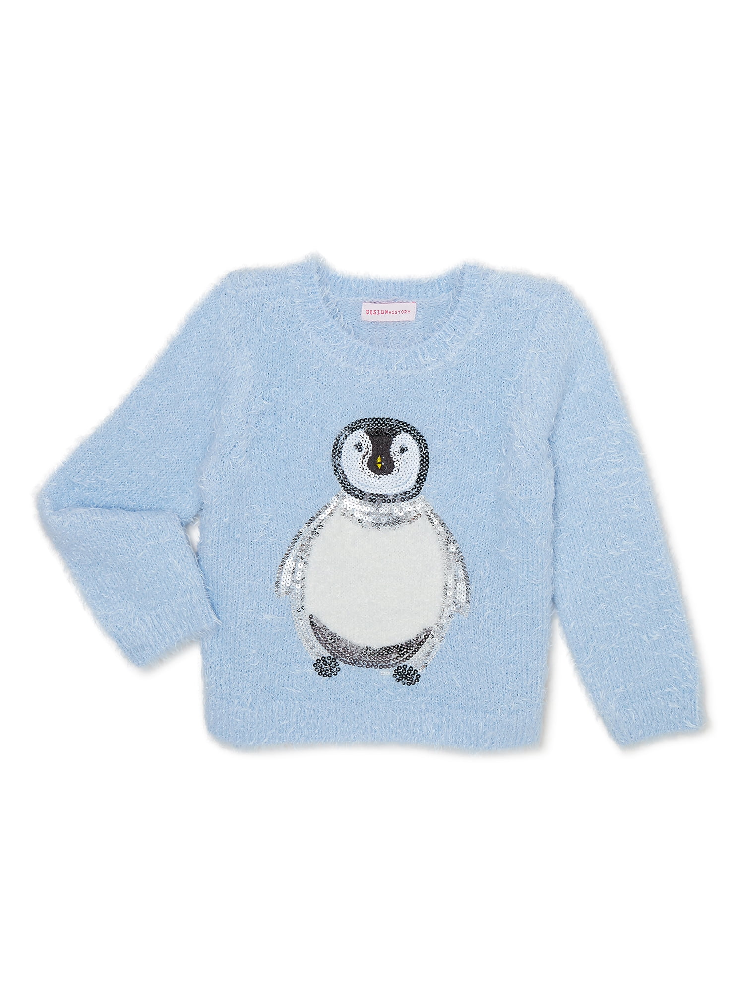 Design History Toddler Girl Sequin Sweater, Sizes 2T-5T