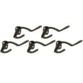 thumbnail image 1 of Design House 5-Pack 3" Double Hooks for Bath, Closet, or Kitchen, Oil Rubbed Bronze, 1 of 10