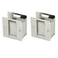 thumbnail image 1 of Design House Pocket Door Passage Satin Nickel  Hall and Closet Pull, 2-Pack, 1 of 9