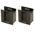 thumbnail image 1 of Design House Pocket Door Passage Hall And Closet Hardware Oil Rubbed Bronze 2-Pack With Mounting Hardware, 1 of 12