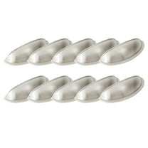 Design House 182246 West Side Cup 3-inch C-C Classic Drawer Pull, Satin Nickel, 10-Pack