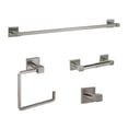 thumbnail image 1 of Design House Karsen 4-Piece Bathroom Hardware Accessory Kit, Satin Nickel, 1 of 12