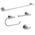 thumbnail image 1 of Design House Geneva 4-Piece Bathroom Hardware Accessory Set, Polished Chrome, 1 of 15